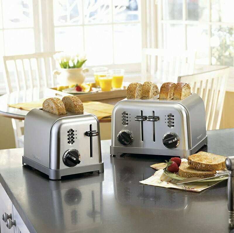 Cuisinart クイジナート CPT-160 メタルクラシック 2スライス トースター　ブラッシュステンレス 3