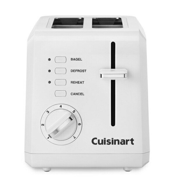 Conair Cuisinart CPT-122 2-Slice Compact Plastic Toaster ステンレス製でコンパクト設計 7パターン設定シェードダイヤル 再加熱除霜とベーグルコントロール ワイドトースタースロット 引き出し式クラムトレイ●ポップアップトースター 人気 クイジナート コンパクト ステンレス トースターConair Cuisinart CPT-122 2-Slice Compact Plastic Toaster●