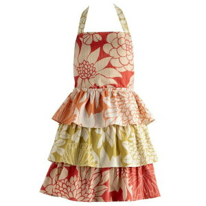 [ǥ󥤥ݡ] DII ץ 100% åȥ ȥԥȥꥪ եդץ Tropical Trio Ruffles Vintage Apron ͵ ͢ å   ƥۡ