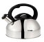 T-fal ƥե C76220 ڥ ƥ쥹 ȡ֥ȥå ȥ Specialty Stainless Steel Dishwasher Safe Whistling Coffee and Tea Kettle 3-Quart Silverפ򸫤