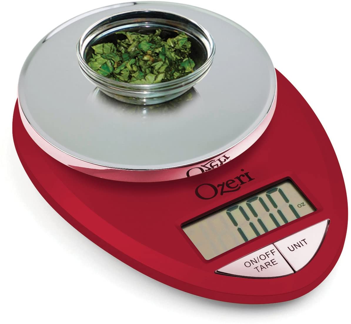 Ozeri ZK12-R Pro デジタルキッチン フードスケール 多機能 キッチンスケール はかり エレガント レッド 1gから5.4kg　 人気 輸入 キッチン 雑貨 おうち ステイホーム