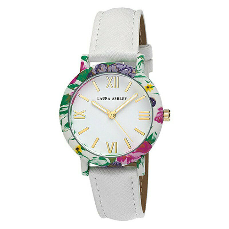 レディースウオッチ ローラアシュレイ 腕時計 ホワイトバンド プレゼント Womens Laura Ashley? Fashion Watch LA31003WT