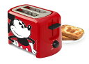 ディズニー トースター ポップアップトースター ミッキーマウス Disney DCM-21 Mickey Mouse 2 Slice Toaster Red/Blac 3