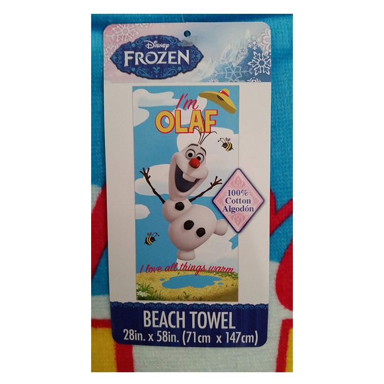 ディズニー フローズン オラフ ビーチタオル バスタオル Frozen I'm Olaf Beach Towel I Love All Things