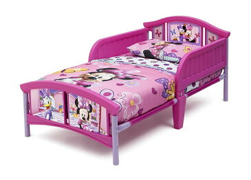 【ポイント5倍:クーポン10%オフセール】ベビーベッド Disney (ディズニー) ミニーマウス デルタチュルドレン Delta Children's 組み立て式 子供用ベッド おうち時間 ステイホーム