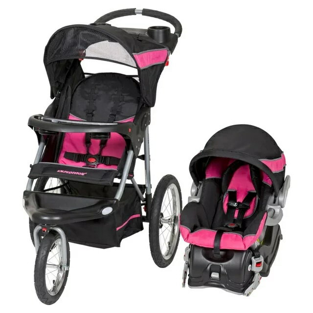 Baby Trend Expedition トラベル システム ベビーカー、ツートーン ピンク Baby Trend トラベル システム カーシートは、体重 14kg 76センチまでの幼児向けに設計されています。 クイックリリース 16 インチ リアおよび 12 インチ フロント全地形対応自転車タイヤ チャイルドシート付き軽量ジョガートラベルシステムベビーカー ウォーキングやジョギングに最適なジョギングベビーカー Baby Trend Jogger Baby Travel System、Millennium には、高評価の Baby Trend Easy Flex 幼児用カーシートが含まれています フロントスイベルとロックホイールでジョギングや散歩が簡単 ジョガー ベビー トラベル システムは簡単に折りたたんで収納できます。 マルチポジションリクライニングシート 軽量スチールフレーム 5点式安全ハーネス カバー付き収納バスケット 2つのカップホルダーとポケットを備えた親トレイ 日差しや風を遮断するカバー付きサンルーフラチェット付き調節可能なキャノピー ジョガーシートと幼児用チャイルドシートの両方に5点式セーフティハーネスが付いていますステイホーム 夏休み 猛暑 コロナ対策 ■輸入ベビーカー バギー ベビートレンド Baby Trend 3輪バギー ベビーカー エクスペディション トラベルシステム ジョガーストローラー■