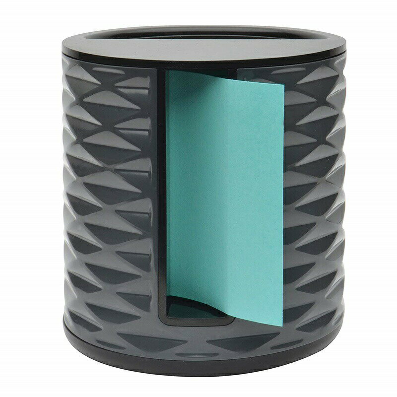 デザイン文具 スリーエム ポストイット ポップアップ ノート ディスペンサー Post-it Note Dispenser Vertical Black with Grey (ABS-330-B) 輸入文具