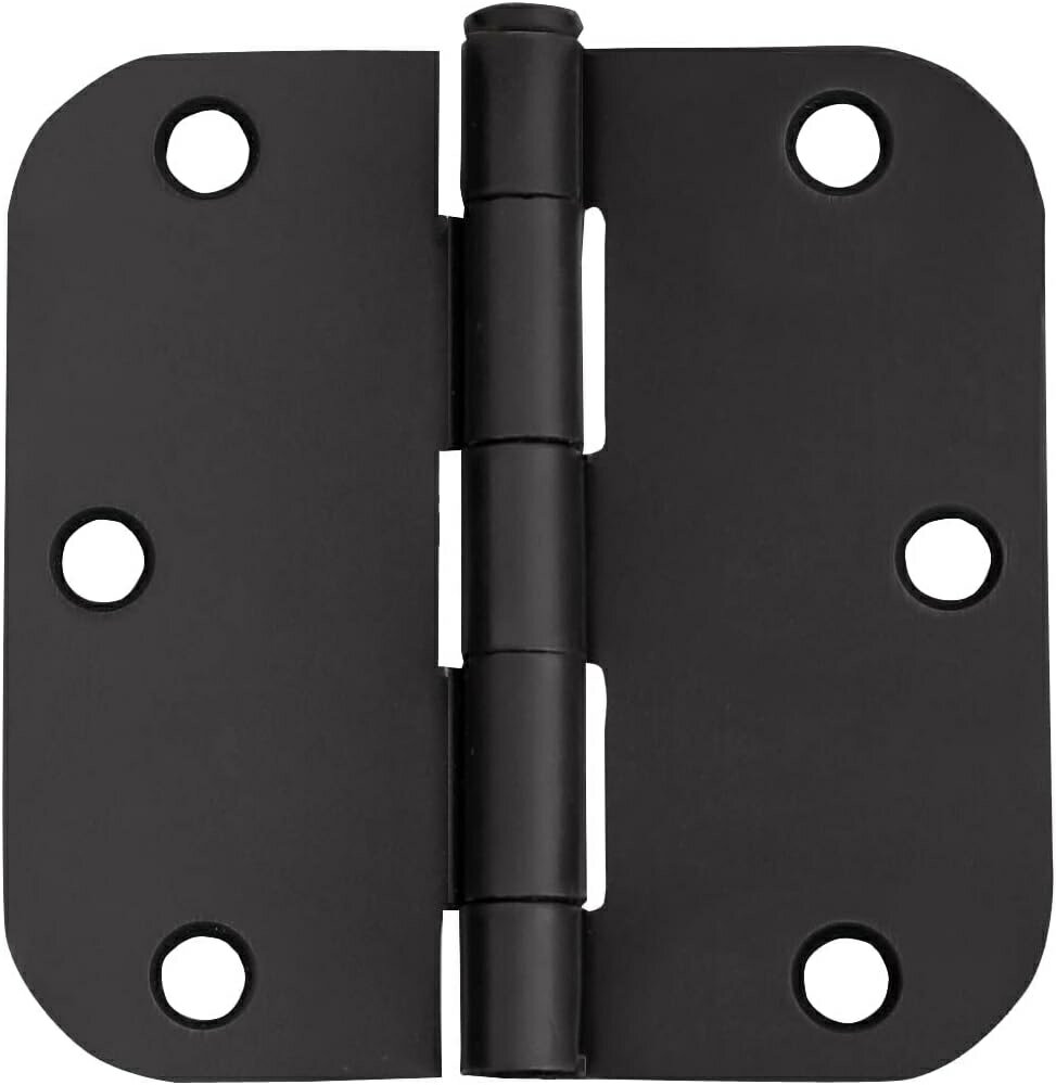 ドアノブ ヒンジ Design House 181404 6穴 スクエドア ヒンジ 3.5インチ ブラック マット仕上げ 188912 DIY 蝶番 ちょうつがい 丁番 ちょうばん 【1枚】 人気 ブランド おしゃれ 修理 交換 DIY