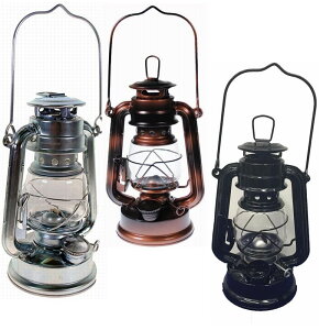 小型 ハリケーン オイルランタン ブラック・真鍮・シルバー 3個セット ランタン アウトドア キャンプ Hurricane Kerosene Oil Lantern Emergency Hanging Light Lamp 8インチ 地震 停電対策 停電 災害 おしゃれ【プレゼント】