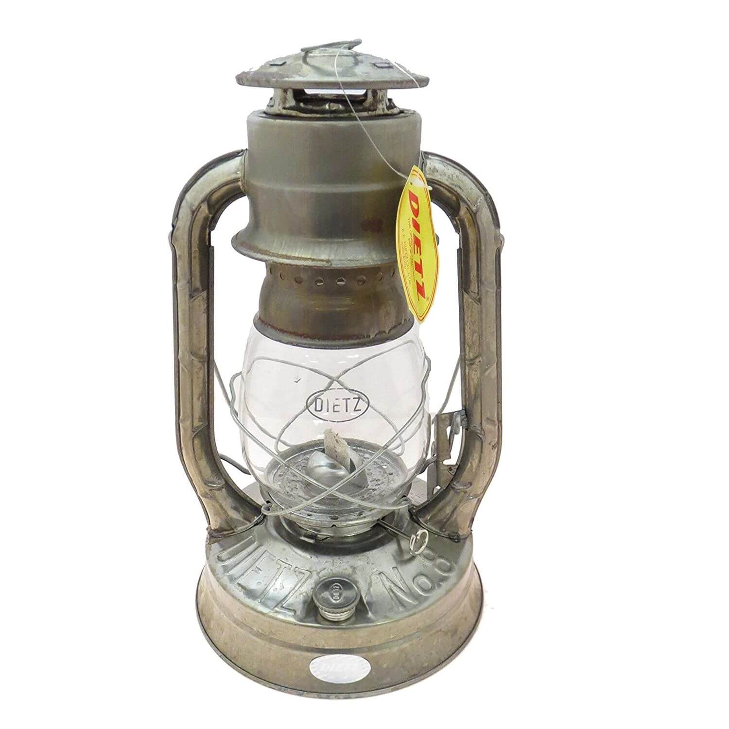 デイツ Dietz #8 オリジナル オイルランタン 未塗装 ラスティ 13.75インチ ハリケーンオイルランタン アンティーク調 レトロ アンティークなランタン 風に強いランタン Air Pilot Oil Burning Lantern (Unfinished Rusty)