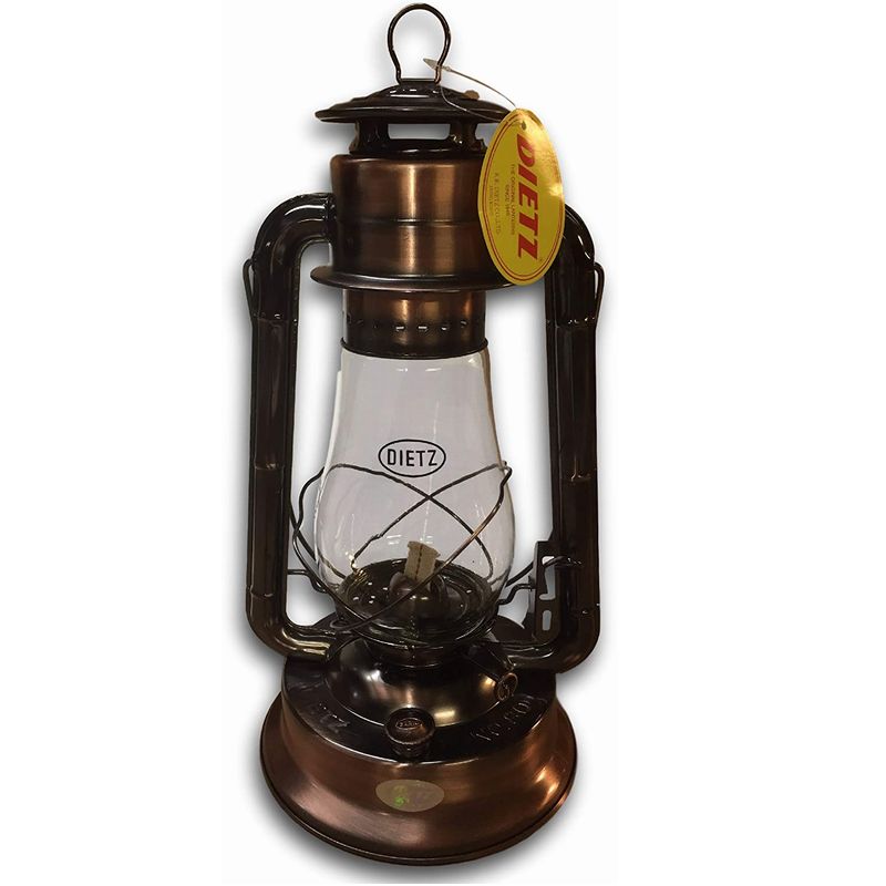 大セール【送料無料】新品 Dietz #76 Original Oil Lantern - Grey Nickel Trim【替芯2本付