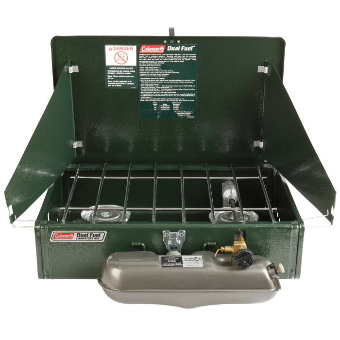 コールマン ツーバーナー コンロ Dual Fuel ガソリン コールマン ガイドシリーズ Coleman 2 Burner Dual Fuel Compact Liquid Fuel Stove