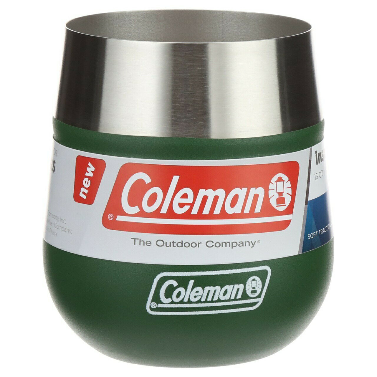 【本日お得なクーポン発行中】コールマン ステンレス ワイングラス ワイン タンブラー Coleman クラレット断熱 13オンス ヘリテージグリーン二重壁 真空 ご家庭でも キャンプ アウトドア キッチン