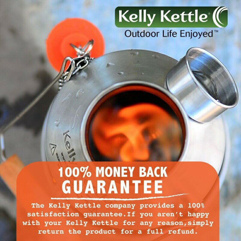 【拡大フライデイセール!あなたに10%OFFクーポン!】ケリーケトル Small Trekker ケトル 0.6L ステンレス Kelly Kettle Small Trekker Stainless Steel おうち時間 ステイホーム通販格安セール情報 楽天 通販