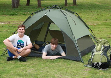 アウトドア 輸入 テント インスタント キャンプ ドーム Yaheetech 3,4人用 防水二重層 Yaheetech 3-4 Person Outdoor Automatic Waterproof Double Layer Instant Camping Tent