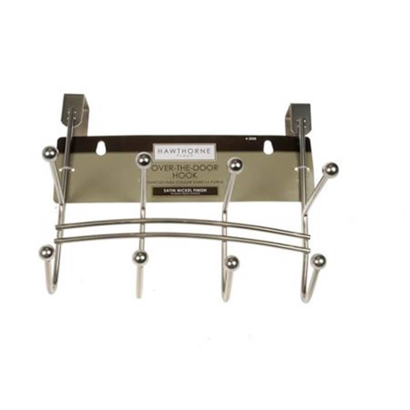 とても便利 ドアフック ドアラック Over-the-Door Hook Satin Finish