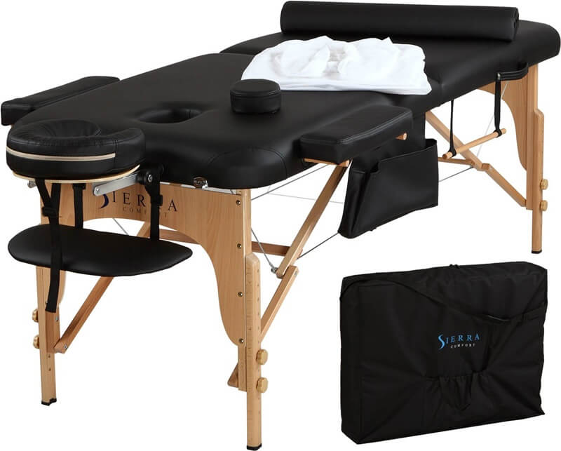楽天アメリカ直輸入雑貨専門店マッサージ用ベッド エステベッド 携帯 ポータブル マッサージテーブル Sierra Comfort All-Inclusive Portable Massage Table