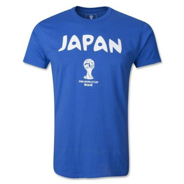 2014 FIFA ワールドカップ ブラジル 記念 FIFA オフィシャルエンブレム 日本代表応援Tシャツ ロイヤルブルー