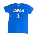 2014 FIFA ワールドカップ ブラジル 記念 FIFA オフィシャルエンブレム 日本代表応援Tシャツ ロイヤルブルー