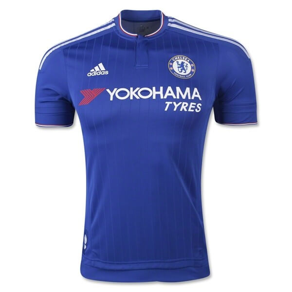 イングランド プレミアリーグ 【サイズS】 Chelsea チェルシー 15/16 新しいメインスポンサー 横浜タイヤ Authentic Home Soccer Jersey [Authenticとは、フィールド上で着用されている実際のジャージです]