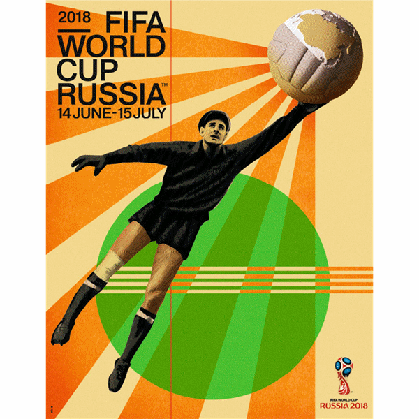 2018年 ポスター サッカー ワールドカップ ロシア オフィシャルポスター 2018 FIFA World Cup Russia Event Poster -…