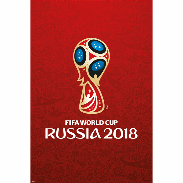 2018ǯ ݥ å ɥå   եݥ 2018 FIFA World Cup Russia Logo Poster