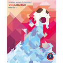 ポスター サッカー ワールドカップ ロシア オフィシャルポスター ヴォルゴグラード 2018 FIFA World Cup Russia Volgograd Poster