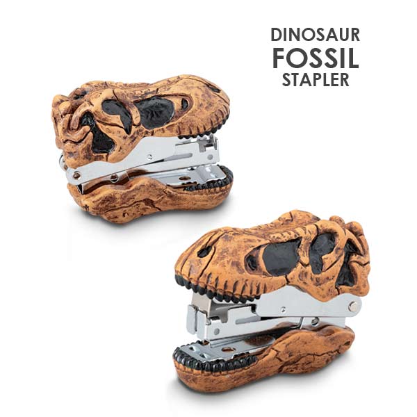 恐竜化石のステープラー 恐竜 化石 ステープラー ホッチキス ティラノサウルス ホチキス 文具 ダイナソー デスク用品 セトクラフト