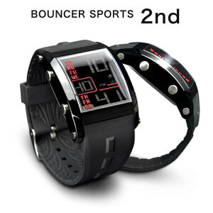 【送料無料】バウンサー スポーツウォッチ 腕時計 メンズ デジタル 防水 ストップウォッチ機能