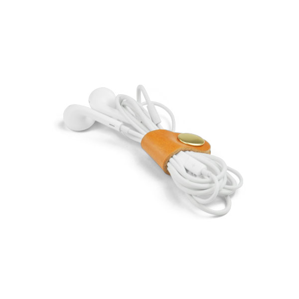 栃木レザーコードホルダー 本革 牛革 ブランド 栃木レザー イヤホン イヤフォン ホルダー ケーブルホルダー 収納クリップ コードリール あす楽