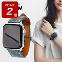 【本日限定ポイントUP】アップルウォッチ デニム バンド Apple Watch ベルト バンド ブランド IDEAL おしゃれ カジュアル ビジネス 取替 ア...