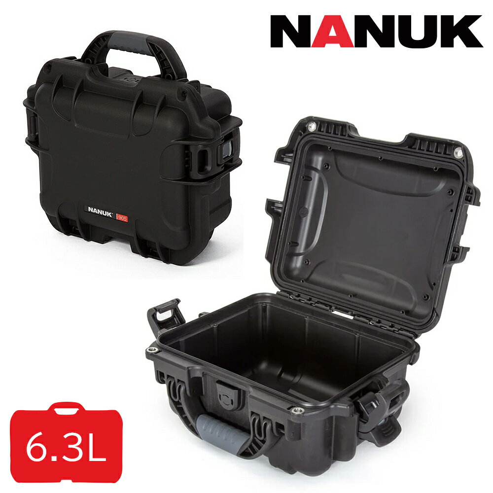 タカチ電機工業 防水キャリングケース NK905B 内装無し NANUK CASE(ナヌークケース) ブラック 黒色 他メーカー同梱不可 防水ケース ハードケース 耐衝撃ケース キャリーケース プロテクターケース プロテクションケース ペリカンケース フライトケース ツールケース