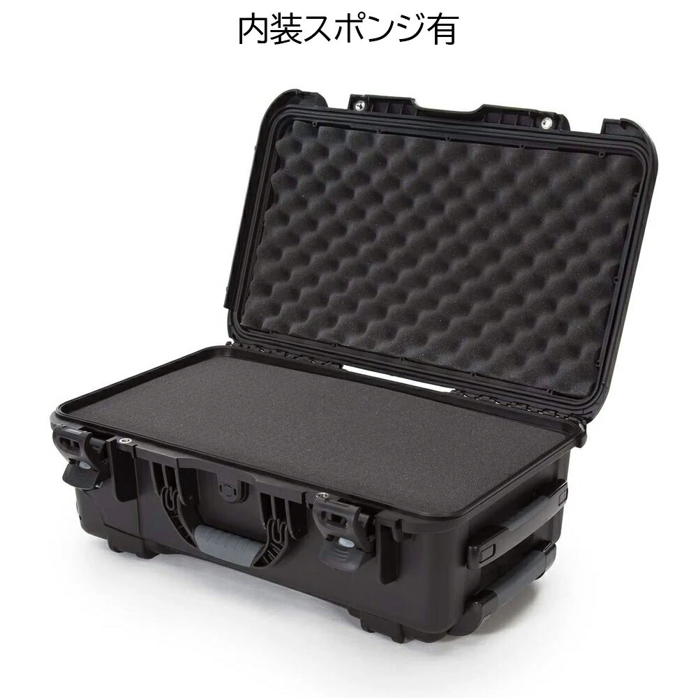 タカチ電機工業 防水キャリングケース NK935BS 内装スポンジ有り NANUK CASE(ナヌークケース) ブラック 黒色 他メーカー同梱不可 防水ケース ハードケース 耐衝撃ケース キャリーケース プロテクターケース プロテクションケース ペリカンケース フライトケース ツールケース
