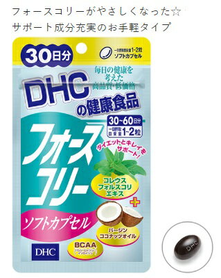 【定形外郵便・送料無料】ディーエイチシー DHCフォースコリー カプセル30日分