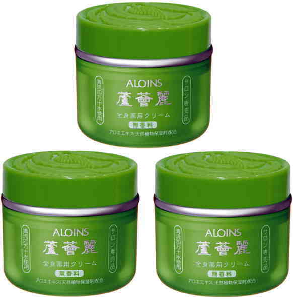 樂天商城 - 【送料無料・沖縄除く】【お得な3個セット！】【医薬部外品】アロインス 蘆薈麗 ロカイレイ 全身薬用クリーム 無香料 185g