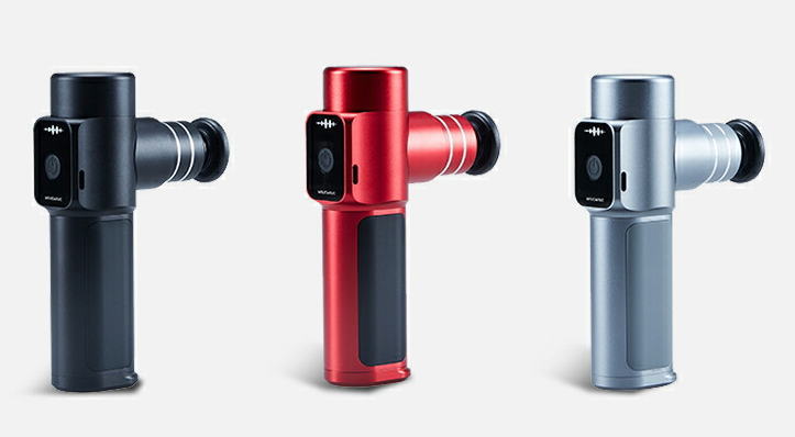 【送料無料・沖縄除く】小型筋膜リリースガン　WAVEWAVE ウェーブウェーブ　アタッチメント4種付属