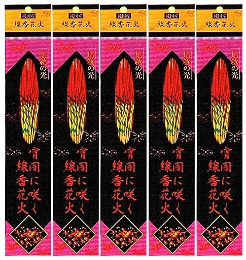 国産　線香花火　6本入り×5袋（30本セット）