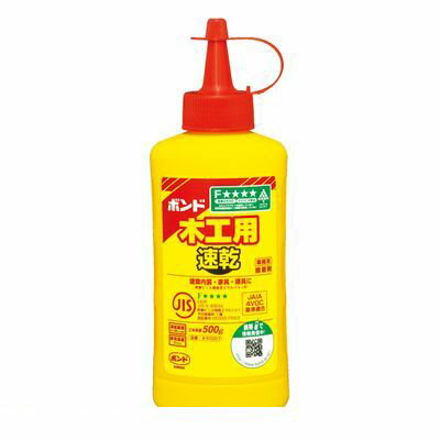 【即納在庫品】「直送」コニシ #40007 ボンド木工用速乾 500g ボトル ＃40007