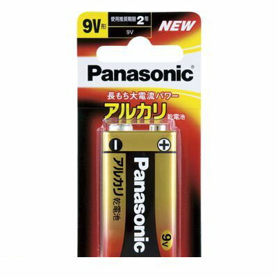 パナソニック 6LR61XJ/1B アルカリ電池 9V 1個ブリスター【1本】 パナソニック 6LR61XJ/1B アルカリ電池 9V 1個ブリスター【1本】