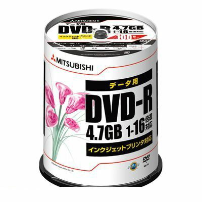 (LINEクーポン有)翌日出荷 三菱化学メディア DHR47JPP100 PC　DATA用　DVD−R【100枚】