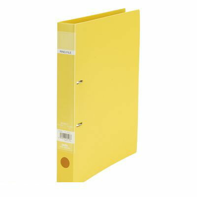 セキセイ F-522-50 イエロー ロックリングファイル　A4S　イエロー【1冊】 F52250イエロー