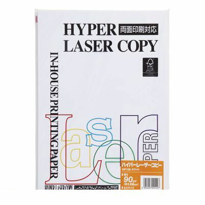 伊東屋 HP106 ホワイト ハイパーレーザーコピー　A4　90g【100枚】 HP106ホワイト