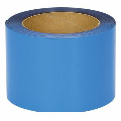 マグエックス MSGR-08-100-10-B マグネットロール　青ツヤ100幅10m巻【1巻】 MSGR0810010B