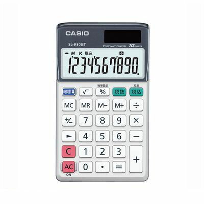 カシオ計算機 SL-930GT-N カシオ電卓 SL-930GT-N【1台】 SL930GTN
