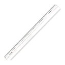 共栄プラスチック A-2545 メタクリル直線定規 45cm A2545