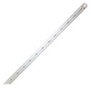 共栄プラスチック SS-1260 シルバーステン直線定規 60cm SS1260