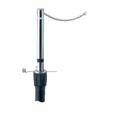 (LINEクーポン有)サンポール LA-8LCS サンバリカー【リフター】スプリング付 【LA−8LCS】 上下式車止めポール LA8LCS