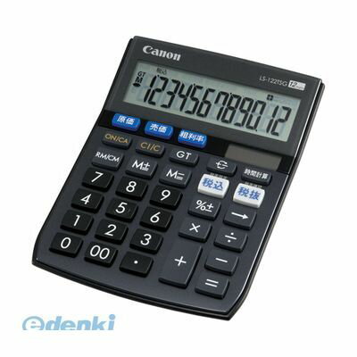 (LINEクーポン有)キヤノン CANON LS-122TSG 電卓 商売計算シリーズ 12桁 LS122TSG SOB グリーン購入法適合 商売計算機能付 キャノン