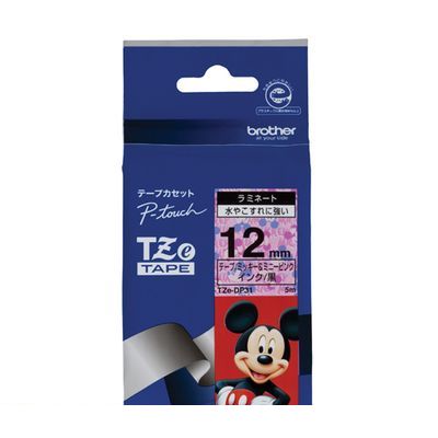 브라더 판매 TZE-DP31 피터치 테이프 12mm 미키 & 미니 TZEDP31