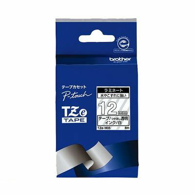 BROTHER（P-Touch ） - ブラザー販売 TZE-M35 TZeテープ　透明／つや消し／白文字 TZEM35